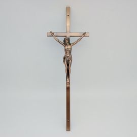 Antiguo material de bronce Zamak ataúd cruz ligera mayorista ZD018